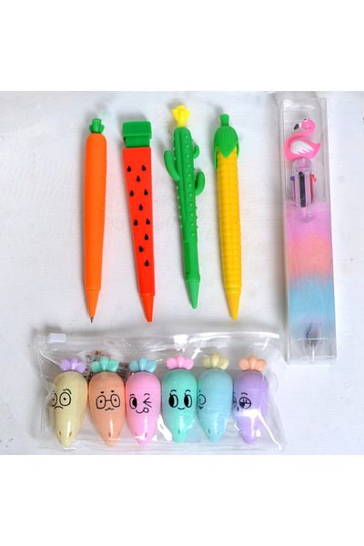 Mikro Stationery Set Colored Pencils