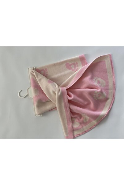 minik ay بطانية الأرنب الوردي للأطفال