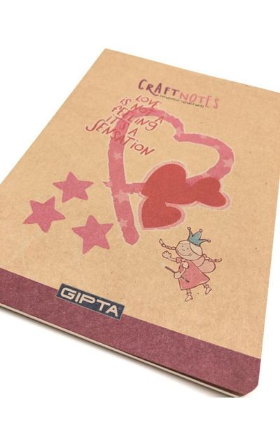 Gıpta Caiet de note de artizanat cu inimă 60. Desenați A5. 1837