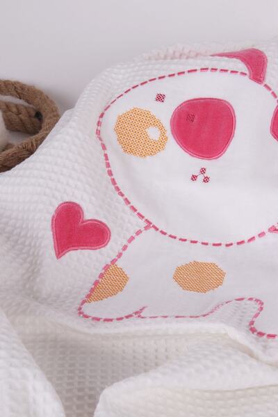 Baveno 100% Cotton Pique Baby Blanket & Swaddle