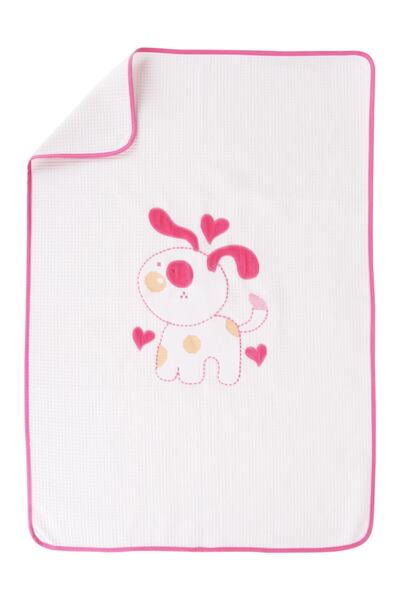 Baveno 100% Cotton Pique Baby Blanket & Swaddle