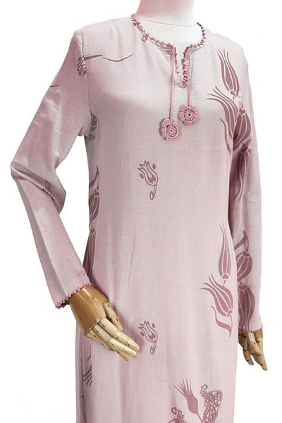 Reis Women's Powder Sile Cloth Hijab Dress