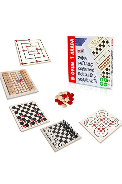 BEMİ Lüks Ahşap Doğal Teda Düz Mancala Beceri Eğitici Zeka Strateji Çocuk Ve Aile Kutu Oyunu