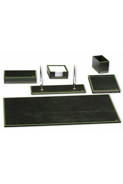 Tabac Çester Yeşil Old Classıc Hakiki Deri Sümen Takımı