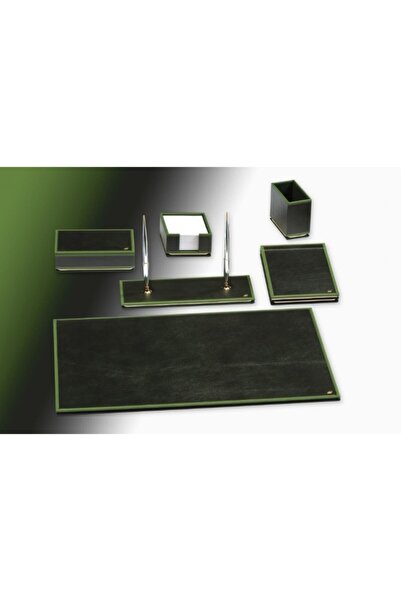 Tabac Çester Yeşil Old Classıc Hakiki Deri Sümen Takımı