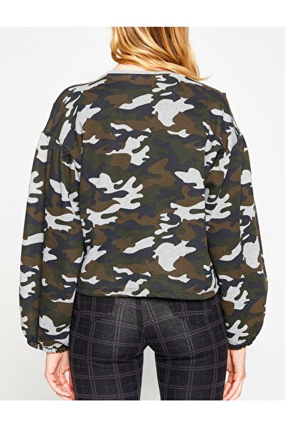 Koton Dámská šedá mikina 8KAL11583JK