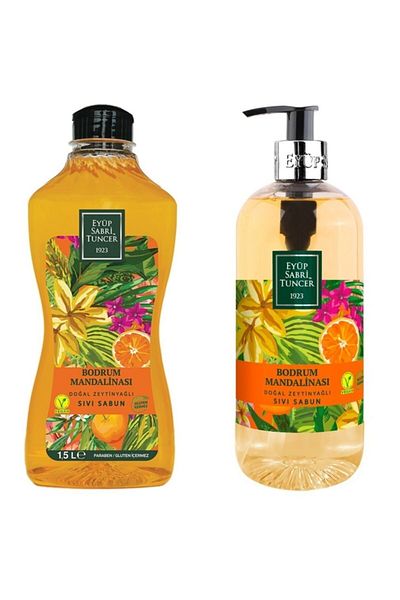 Eyüp Sabri Tuncer Bodrum Tangerine Liquid Soap 1500 ml + 500 ml
