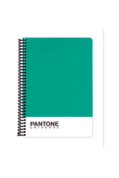 Pantone Lisanslı - A5 Çizgili Spiralli Defter Turkuaz