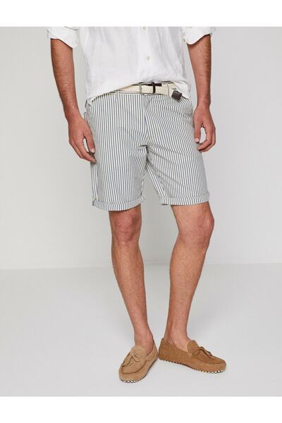 Koton Férfi szürke rövidnadrág 8YAM41398KW
