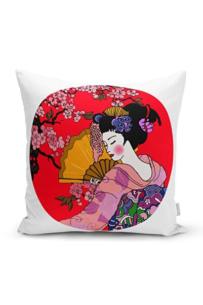 Realhomes Față de pernă modernă din piele de căprioară, cu două fețe, cu mode...