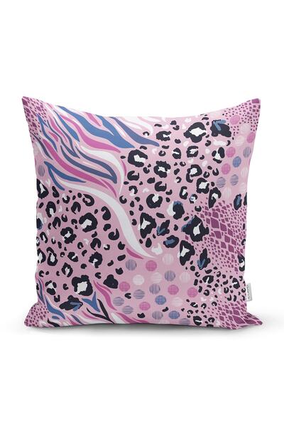 Realhomes Față de pernă decorativă cu design special cu imprimeu de leopard p...