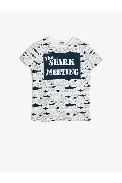 Koton Boy's White T-Shirt