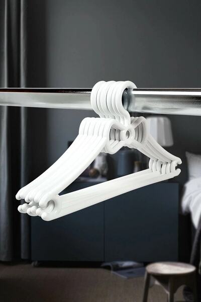 intoku Çocuk Bebek Kıyafet Elbise Askısı 24 Adet