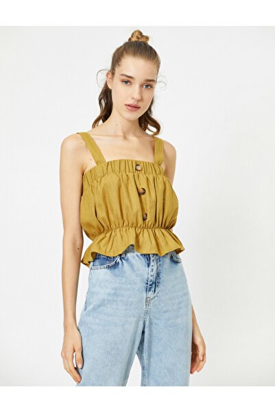 Koton Women's Green Undershirt 0YAL38029IW