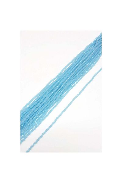 Hobigram Διάφανες μπλε κρυστάλλινες χάντρες 4 mm – χάντρες, κομψό σχέδιο, γυναικείο αξεσουάρ – χάντρες – χάντρες