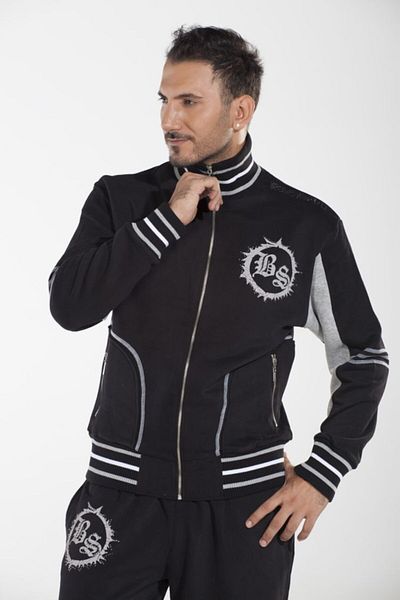 Big Sam Black Casual Jacket 3513