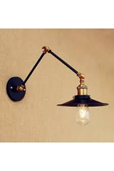 Dylight شمعدان حائط أسود بهلواني مزخرف معدني عتيق