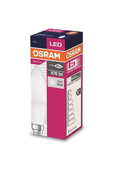 Osram 5 Watt E-14 Ince Duy 6500 Kelvın Buji Led Ampul