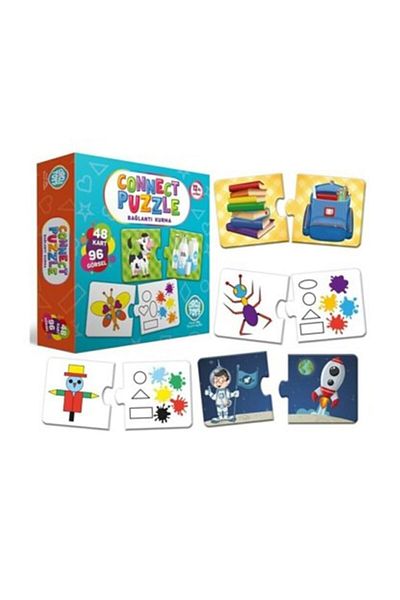 AteşTech Connect Puzzle Connecting Matching Cards 48 Cards