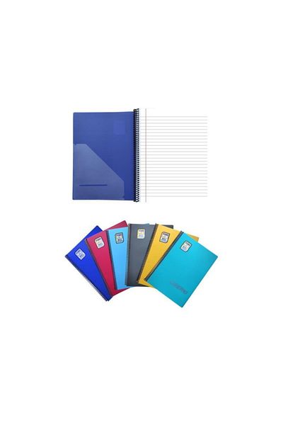 Gıpta دفتر ملاحظات بغطاء حلزوني من Chromo مقاس A4 مخطط 40yp 1976