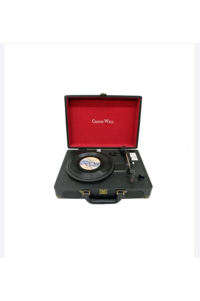 Crown Well Siyah Crownwell Önden Hoparlörlü Çantalı Pikap