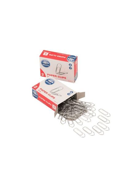 Delta 171 Paper Clip No 2 - Pack of 100 (10 Boxes)