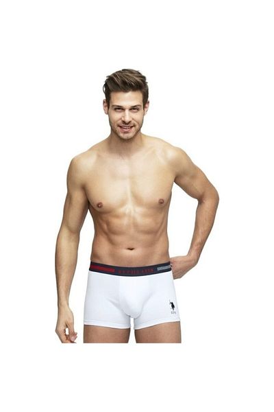 U.S. Polo Assn. Ανδρικά λευκά μπόξερ