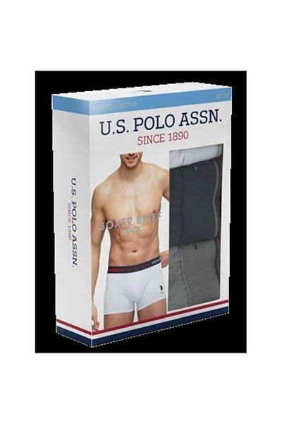 U.S. Polo Assn. Ανδρικά λευκά μπόξερ