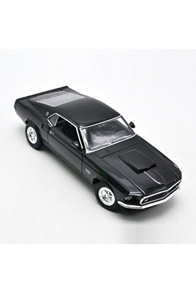 Welly Metal Ford Mustang Siyah 1/24 Ölçek Metal Model Oyuncak Araba
