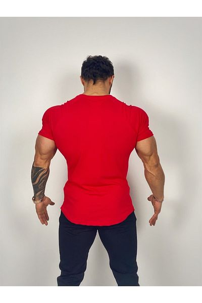 Black İstanbul Men's Poverlifter Fitness T-shirt