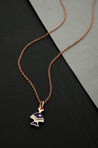 Argentum Concept 925 Ayar Gümüş Balık Kolye - N156501