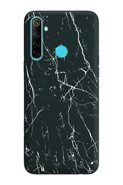 Spoyi Decupe Mermer Tasarımlı Rubber Telefon Kılıfı Huawei Oppo Realmi 6i