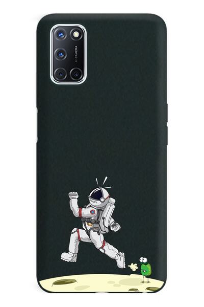 Spoyi Astronaut Design Rubber Phone Case Huawei Oppo A52 - A72