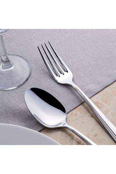 Nehir Katre Plain 84 Piece Fork Spoon Knife Set
