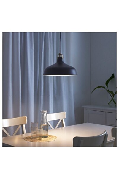 IKEA 39 cm AKDENİZ RANARP siyah 38 cm sarkıt lamba 1 Çelik Şapkalı 20 -34 cm E27 Siyah Salon / Oturma Od