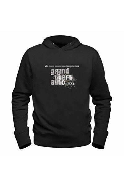 Alfa Tshirt Unisex Black Printed Cotton Sweatshirt