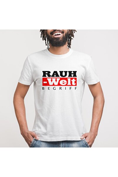 Crazy Rauh Welt Begriff Логотип Erkek Tişört