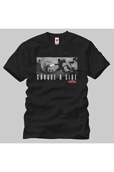 Crazy Громадянська війна Бійка Силует Виберіть сторону Чоловіча футболка
