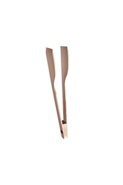 TO-Fİ-TA toptanfiyattarifesi Wooden Tongs Large 30 cm Wooden Bpa Free White