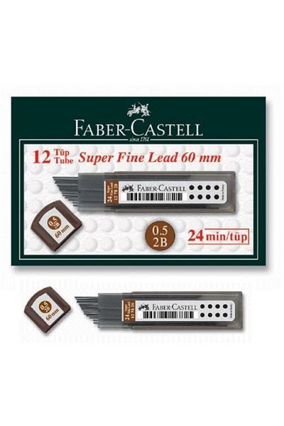 Faber Castell Min Grip 0.5 2b Pencil Nib 60 Mm Box of 12