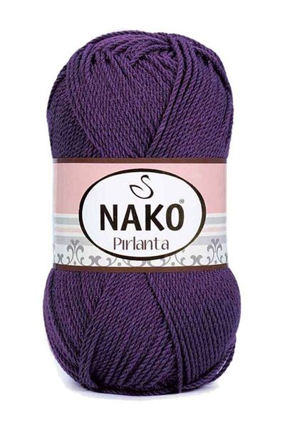 NAKO PIRLANTA ΧΕΙΡΟΠΟΙΗΤΟ ΠΛΕΚΤΟ ΣΥΡΤΑΡΙ 100 GR 1 ΤΕΜΑΧΙΟ 060 ΜΟΥΡΔΟ