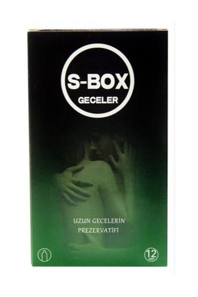 S-Box Geceler Prezervatif 12 Adet