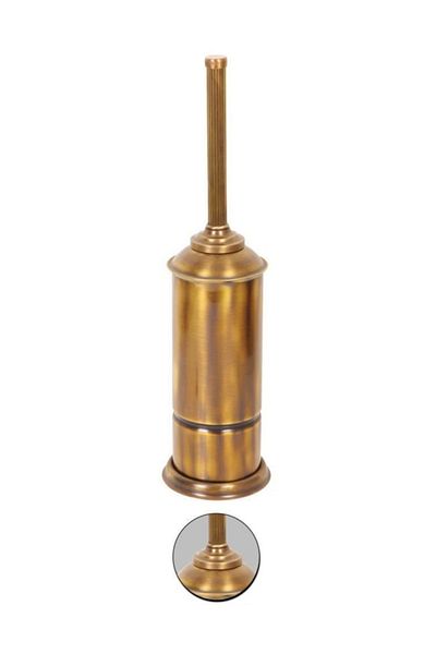 Maya Line Antique Toilet Brush 100% Brass