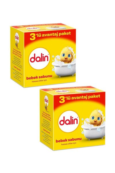 Dalin Baby Soap 100 Gr. 3 Pieces X 2 Pieces