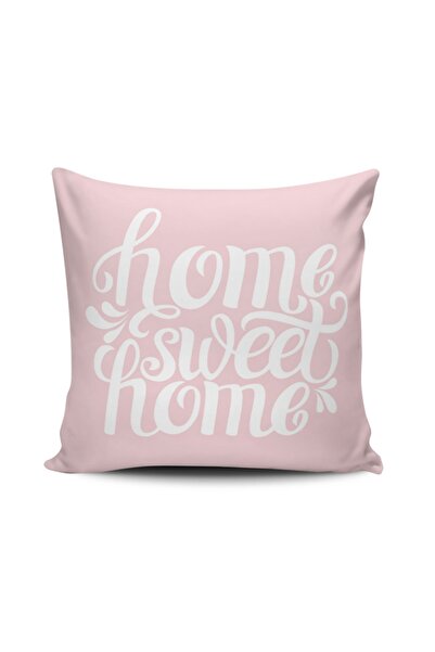 Alkan Homes غطاء وسادة مطبوع رقميًا من Home Sweet Home