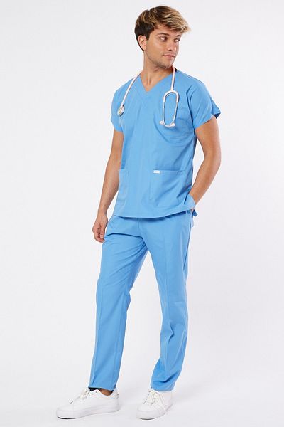 Owlet Medikal Set de uniforme chirurgicale albastre