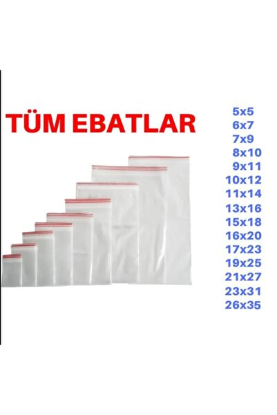 Poppy Kilitli Naylon Torba 16x20 100'lü