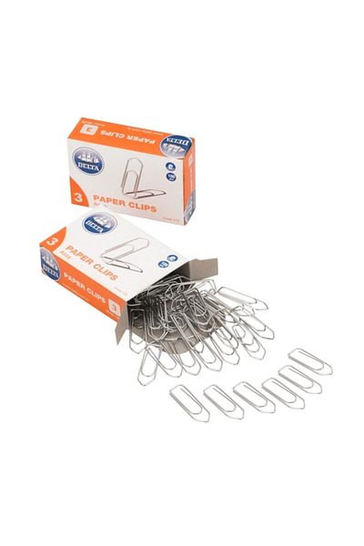 Delta No:3 Pentagonal Paper Clip Paper Clips 10 Pack of 100