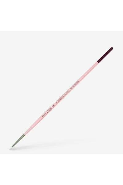 Van Gogh سلسلة 191-ب: فرشاة طلاء مائية ذات شعيرات بيضاء صناعية: رأس دائري: رق...