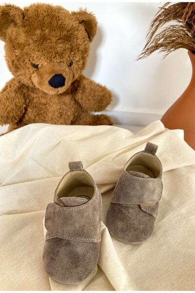Li Puna Genuine Leather Mink Baby First Step Shoes